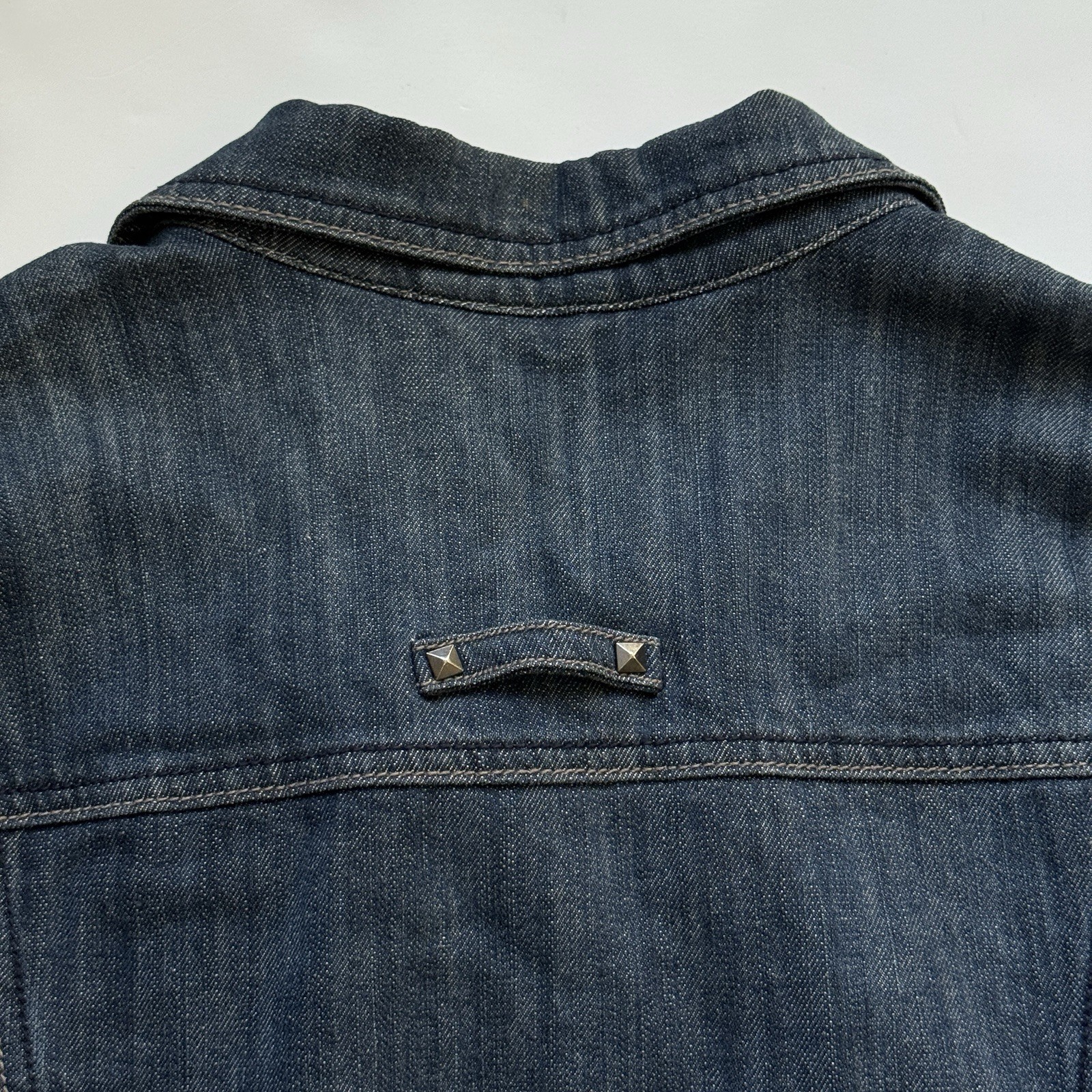 Code Bleu Denim Jean Jacket Size M -  Embroidered… - image 5