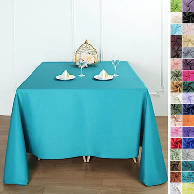 90x90 inch Premium Square Polyester TABLECLOTH Party Events Home Decorations