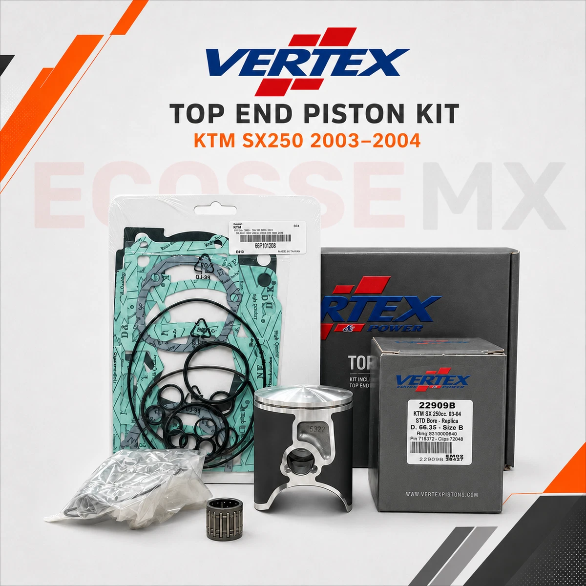 Motorcycle Pistons, Rings & Piston Kits for 2003 KTM 250 for sale