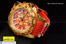 RARE Invicta Men's MARVEL TONY STARK LTD ED 1974/4000 52mm Chronograph Watch
