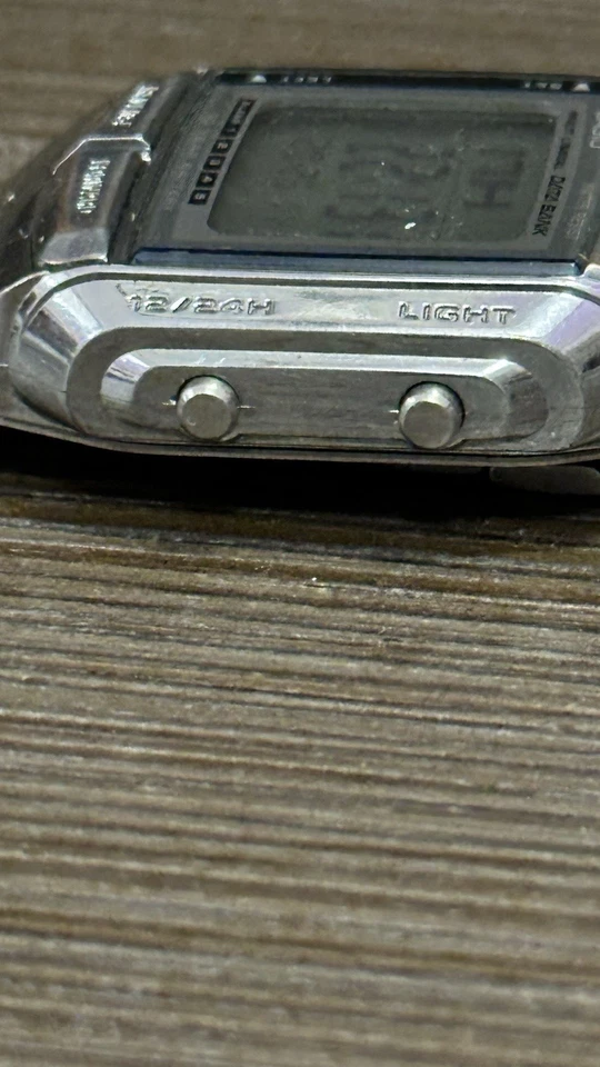 Casio DB-360 Banco de Datos de Acero Inoxidable Reloj Digital Retro Batería de 10 Años Foto 4 de 4