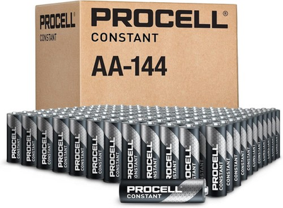 #ad Procell Constant AA Alkaline Batteries Long Lasting Professional 144 Pack Bulk $64.99
