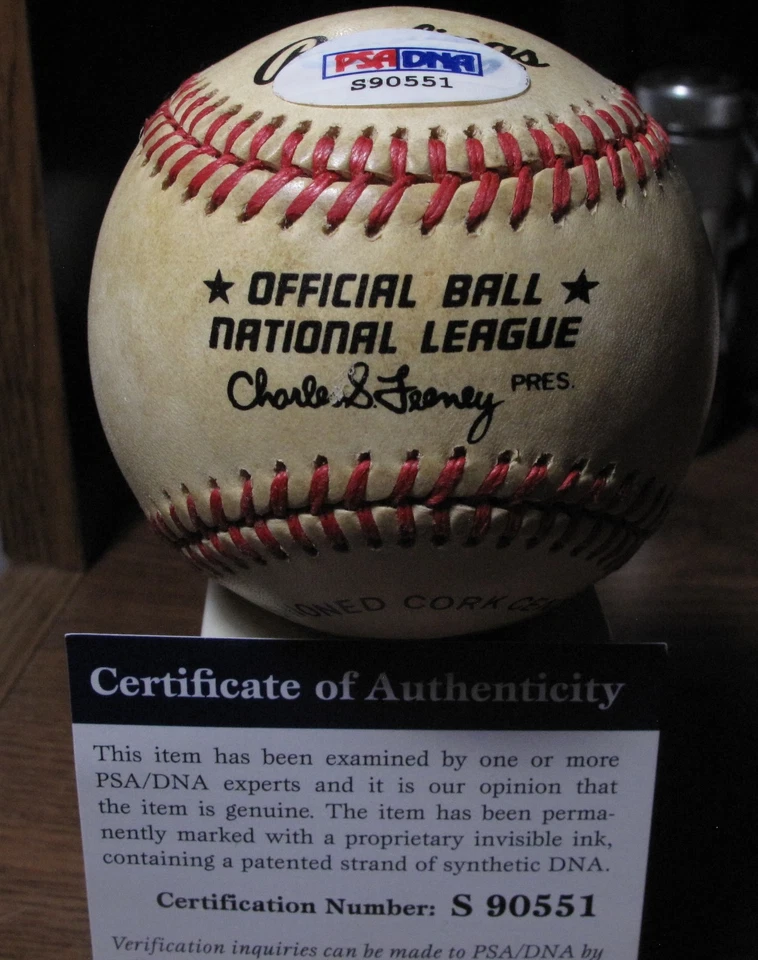 Ryne Sandberg signed Charles Feeney ONL baseball PSA authenticated. - Image 2 of 3