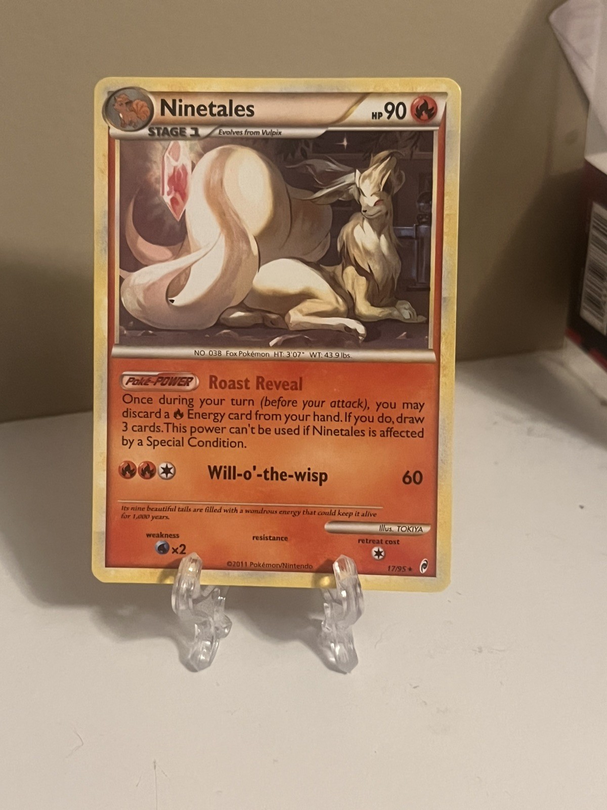 Pokémon TCG Ninetales 17/95 Rare - CoL Call of Legends - MP