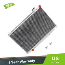2 Row Aluminum Radiator FIT For 2004 2005 2006 2007 Infiniti G35 Coupe RAD0049SS
