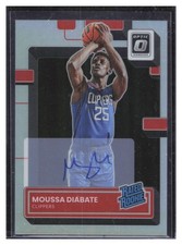 2022 Donruss Optic Rated Rookie Holo Prizm Signatures Moussa Diabate Auto Hornet