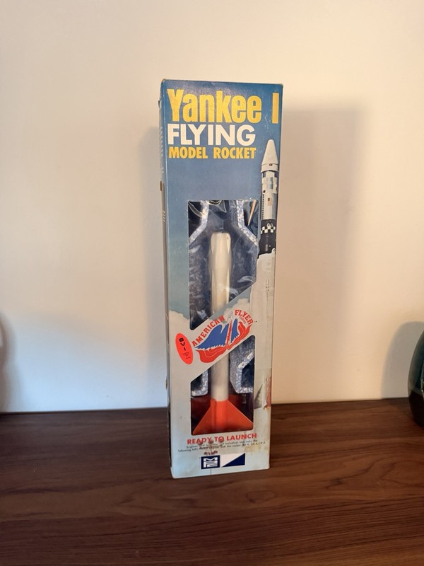 Vintage MPC Yankee I Flying Model Rocket #3/0300 American Flyer Series Sealed