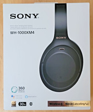 Sony WH-1000XM4 Wireless Over-Ear Headphones Black Active Noise Canceling.