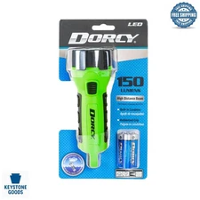 Floating Water Resistant Flashlight with 3 AA Batteries - 150 Lumens, Neon Green