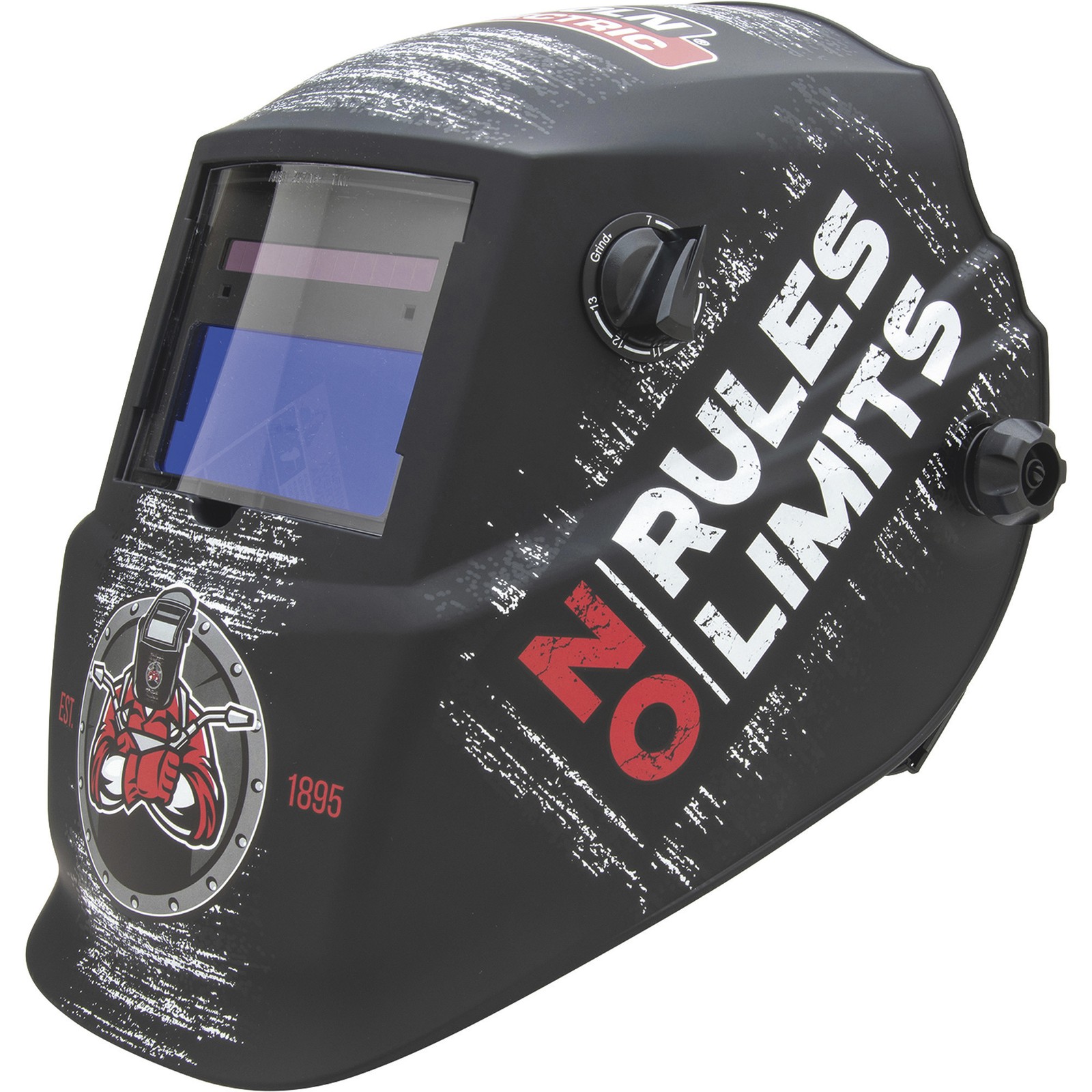 Lincoln Electric Auto-Darkening Welding Helmet with Grind Mo