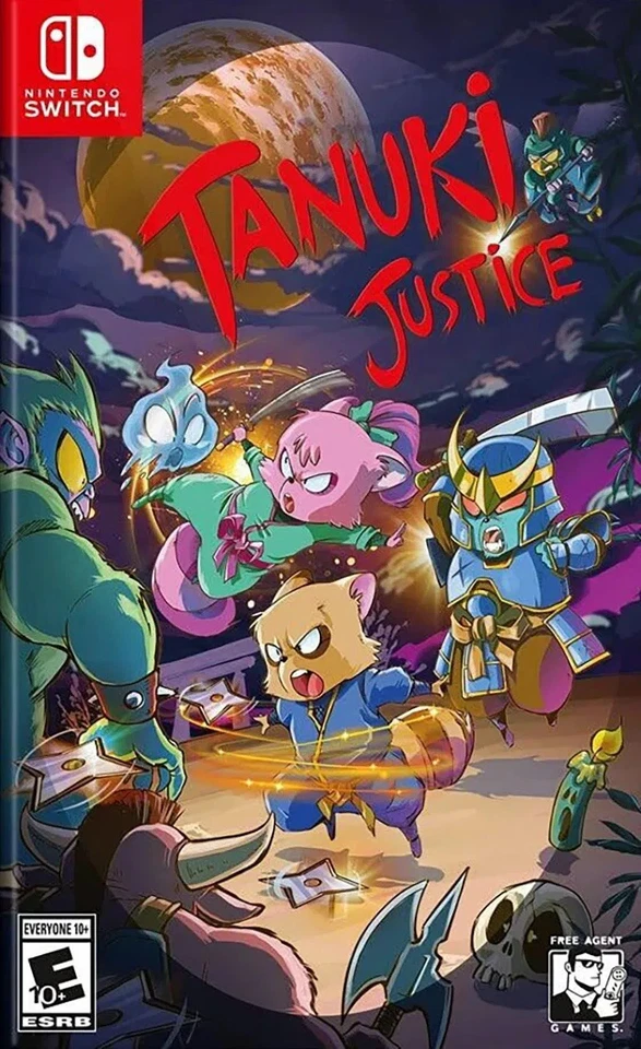 Tanuki Justice Nintendo Switch US Ed. New (Game in English/Action run'n gun) - Image 2 of 4