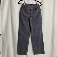Forever 21 Contemporary Women's Straight Corduroy Pants Sz S Gray Pre Owned