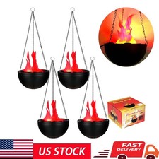 3D Fake Fire Light Hanging Flame Light Artificial LED Realistic Campfire Lamp
