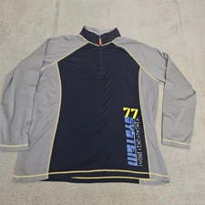 VTG Bugle Boy Long Sleeve Pullover Shirt 2XL XXL 77 Tracking System Zip Front