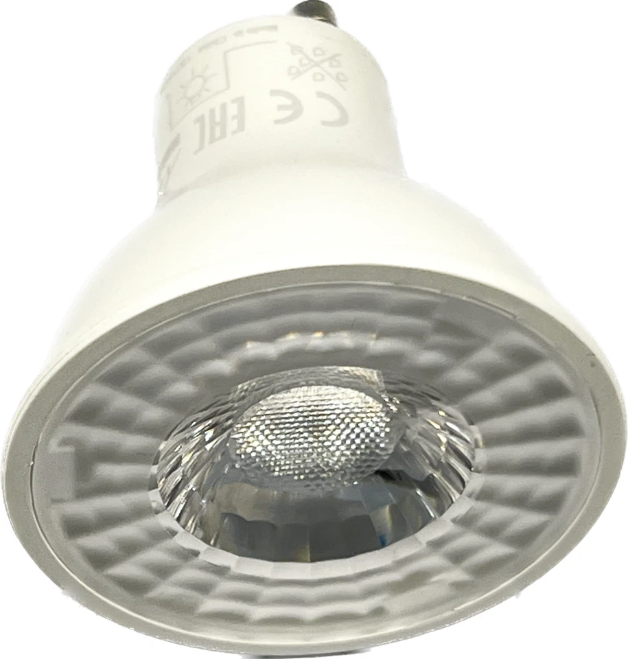 5.5w LED GU10 Bulbs x 2 GE 380 Lumens 3000k 35 Deg Lamp Energy Smart Lighting - Image 3 of 4
