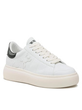 SCARPE SNEAKERS DONNA PATRIZIA PEPE 8Z0080 E028 PELLE BIANCO ORIGINALE AI