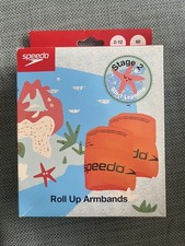 Image of Speedo Armbands 2-12 Years 60kg New In Box Orange