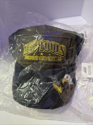 Vintage Mac Tools Support The Troops Hat Cap Trucker NWT! SnapBack