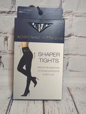 Adrienne Vittadini Women's Body Shaper Tights (Black)  M/L