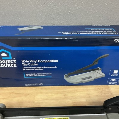 Project Source 12  Vinyl Composition Tile Cutter VCT Manual Flooring Cutter