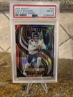 2024 Panini Select Level Caleb Williams #114 Red & Blue Shock Prizm (RC) PSA 8