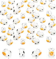 35 Pcs Mini Cow Figurines Resin Cows Forest Animals Miniature Cows...