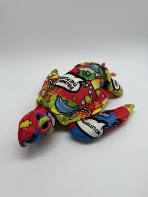 Message From The Planet ECO Sea Turtle Plush Toy Colorful 11'' Wild Republic