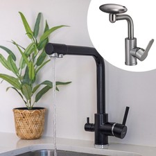 Vanity Bath Faucet with 4 Adjustable Modes Sturdy for RV Residential Home