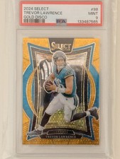 2024 Panini Select Trevor Lawrence Gold Disco /10