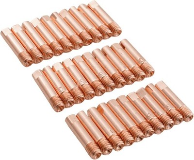 MIG Welding Tips 0.035 Inch Copper Durable 15AK MB15 30 Pack Welder Torc