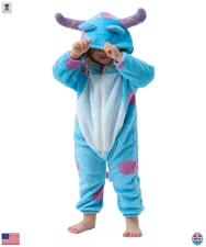 SCOPUCI Baby Animal Bodysuit Flannel Infant Toddler Halloween Cosplay Warm PJs