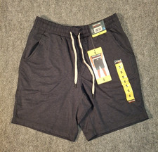 Men's Kirkland Signature Lounge Shorts Moisture Wicking Fabric Black, Small, New