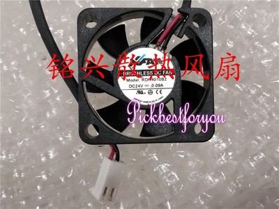 XFAN RDH4010B2 cooling fan DC24V 0.09A 4CM 40X40X10mm 2wire #ea