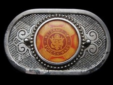 KJ21128 NICE VINTAGE 1970s VETERANS OF FOREIGN WARS VFW BELT BUCKLE