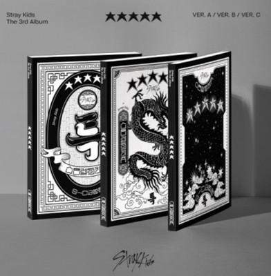 STRAYKIDS - 5 STAR [A/B/C Version]  CD-R+Folded Poster+B-CUT Mini card+POB+GIFT