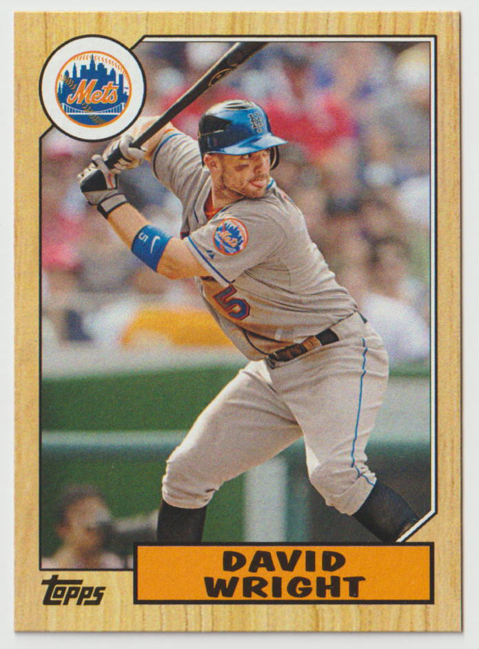 2012 Topps 1987 Topps Minis #TM26 David Wright - New York Mets