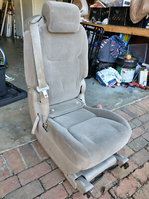 Toyota Sienna Rear 2nd Row Middle Jump Seat - Beige Fabric | eBay