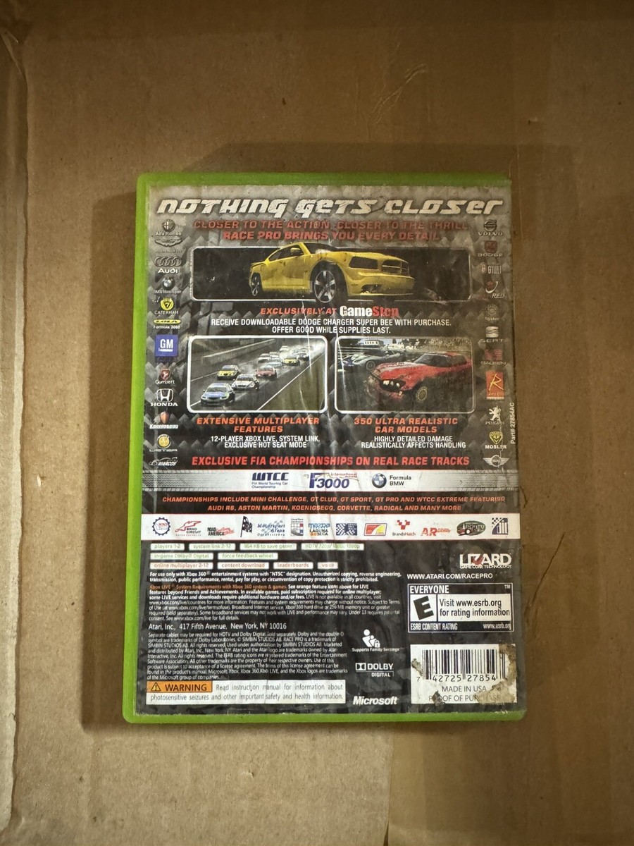 Race Pro (Microsoft Xbox 360, 2009) 742725277137| eBay