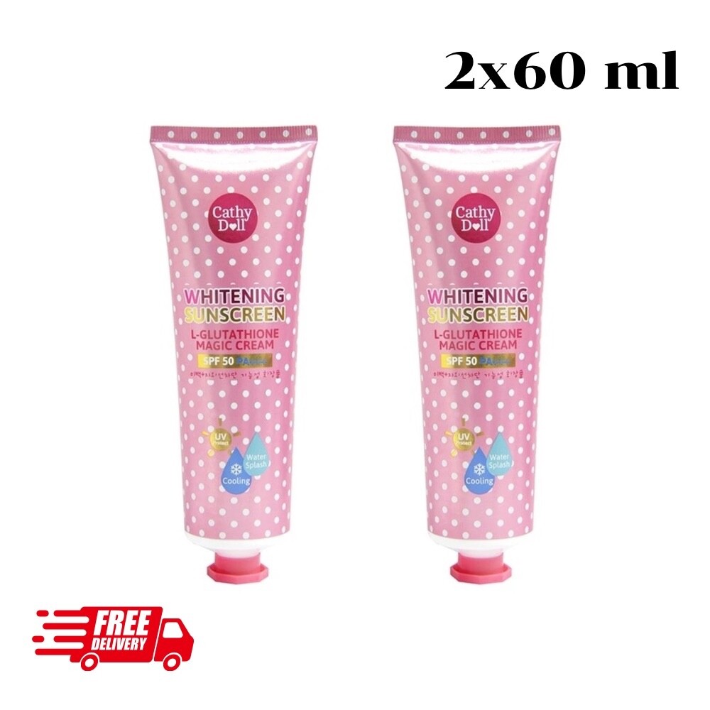 cathy doll l glutathione magic cream Cathy Doll L-Glutathione Magic Cream Whitening Sunscreen Available SPF50  AP+++
