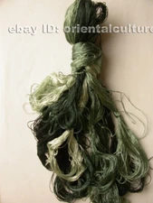 Chinese 100%real natural mulberry silk,hand-dyed embroidery silk floss/thread