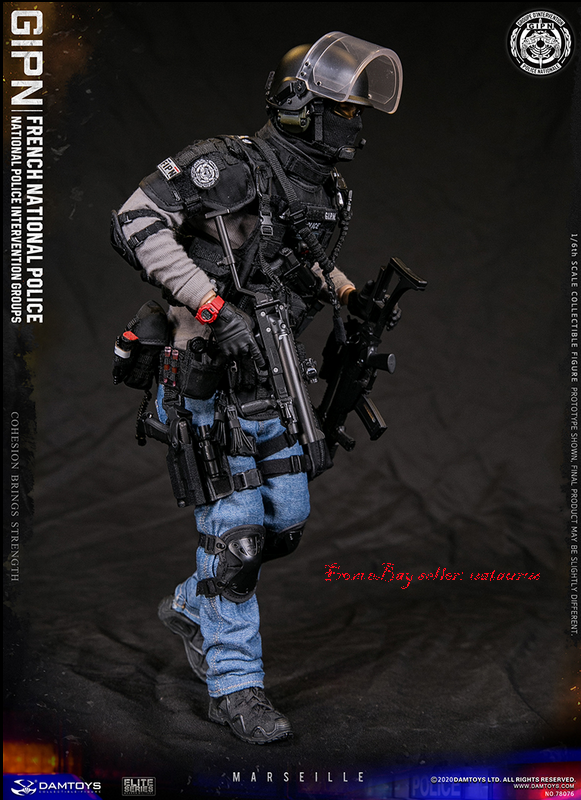 DAMTOYS 78076 1/6 Scale GIPN in Marseille Action Figure Set