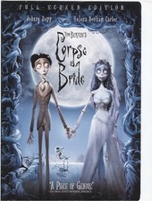 No Disc ORIGINAL COVER ART Corpse Bride 2005 FS DVD Cover Tim Burton Animation