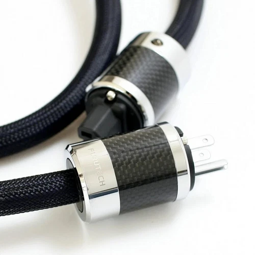 Cavo Alimentazione Febbre Fibra di Carbonio Cavo Alimentazione AC, per PS-950 Conduttore Alpha-OCC Nuovo - Foto 7 di 9