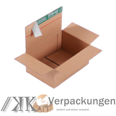 2040 System-Versand-Transportkartons  230x165x115 - 95 mm Kartons Selbstklebend