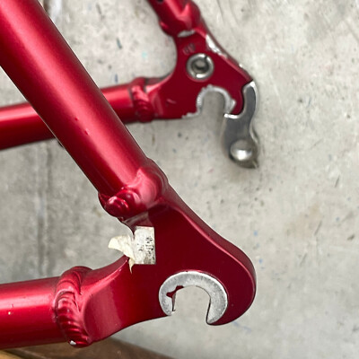 Schwinn Super Sport Frame Set Straight Blade Fork Red Alloy