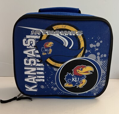 Northwest NCAA Kansas Jayhawks Unisex-Adult - Child - School - Lunch Box Bag