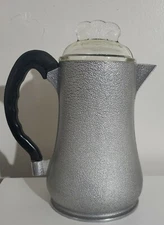 Vintage Guardian Ware Coffee Pot / Pitcher with Glass Lid