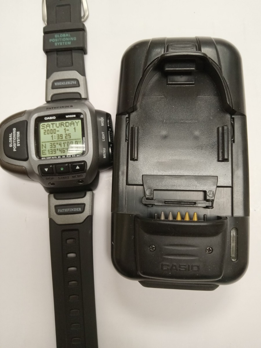 RARE Casio Vintage Pathfinder / Pro Trek GPS Retro Watch RARE Casio Vintage Pathfinder / Pro Trek GPS Retro Watch