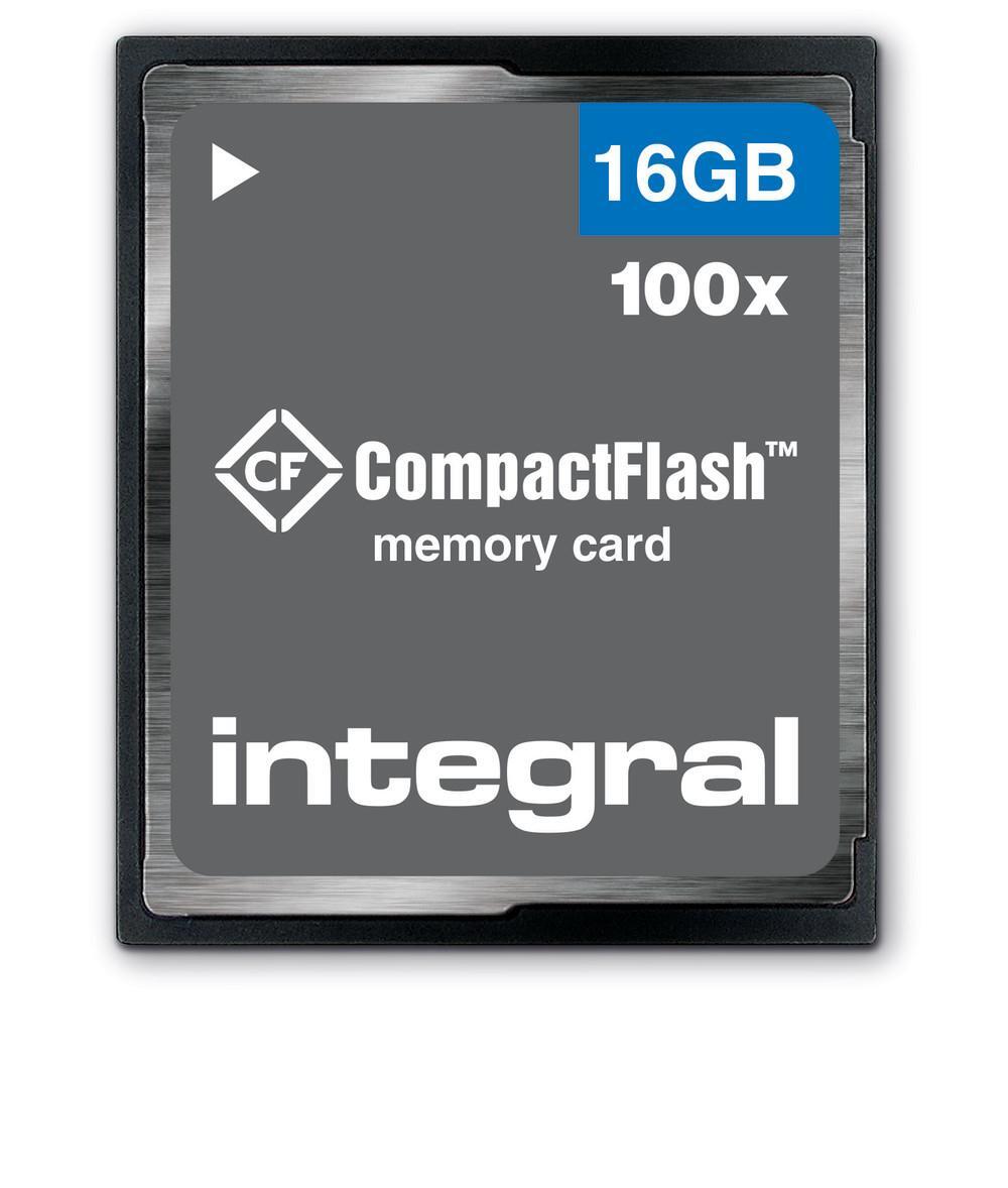 Integral 16GB CompactFlash Card CFast (16GB COMPACT FLASH MEMORY CARD CF 100X TR