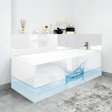 Bath Panels Printed on Acrylic - Water Splash
